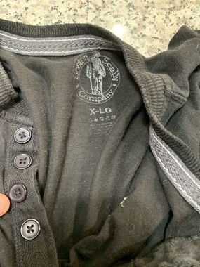 Boston Scally Co. Henley Long Sleeve T-Shirt XL